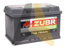 Автомобильный аккумулятор ZUBR Premium 77R 730A низкий
