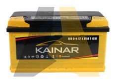 Автомобильный аккумулятор KAINAR 100 Ач о.п. 850А