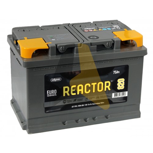 Автомобильный аккумулятор Reactor 75R 820A