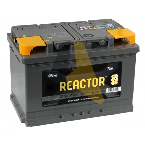 Автомобильный аккумулятор Reactor 75L 820A
