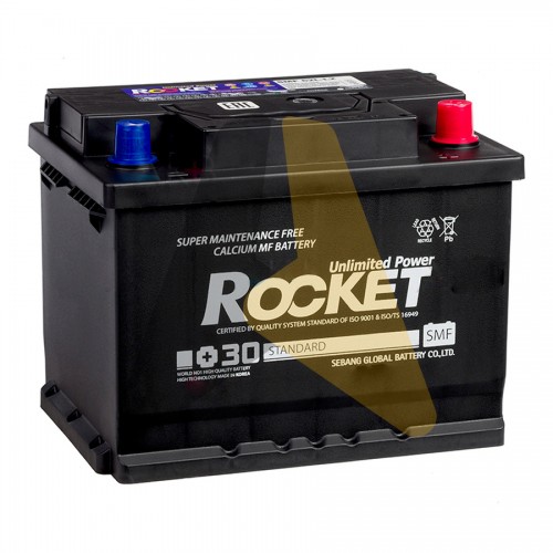 Автомобильный аккумулятор Rocket 65 о.п.(SMF 65L-L2)