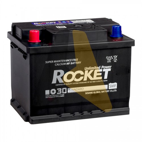 Автомобильный аккумулятор Rocket 66 п.п.(SMF 66R-L2)