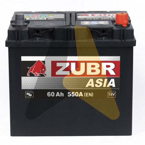 Автомобильный аккумулятор ZUBR Ultra Asia 60R 580A