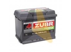 Автомобильный аккумулятор ZUBR Premium 63L 640A